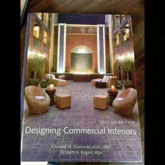 DESIGNING COMMERCIAL INTERIORS 2ND (SECOND) EDITION By Christine M. Piotrowski - Picture 1 of 6